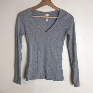Ambiance gray long sleeve shirt size small